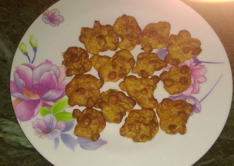 Steps to Make Any-night-of-the-week Peanut pakoda # healthy junior