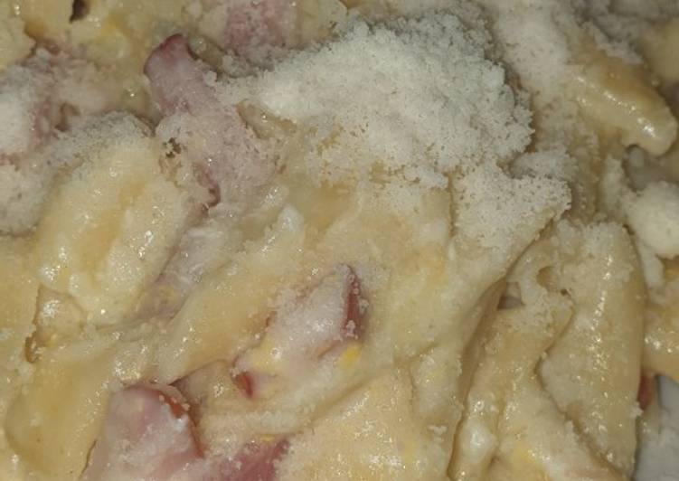 Macarrones carbonara Thermomix