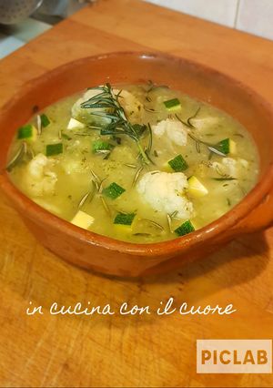 Foto di Zuppa Zucchine e Cavolfiore