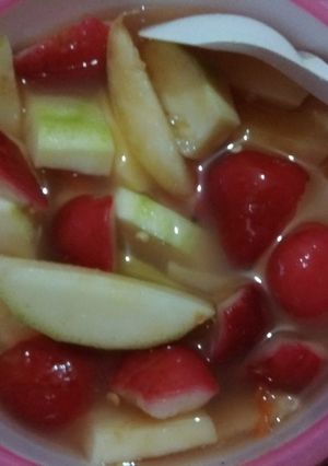 Foto resep Asinan buah 🥭🍑