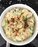 Cháo yến mạch trứng rau củ