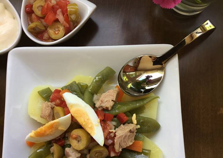 Judías verdes en ensalada