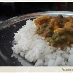 A picture of Paneer Matar Masala - without fresh cream.
