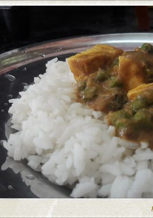 A picture of Paneer Matar Masala - without fresh cream.