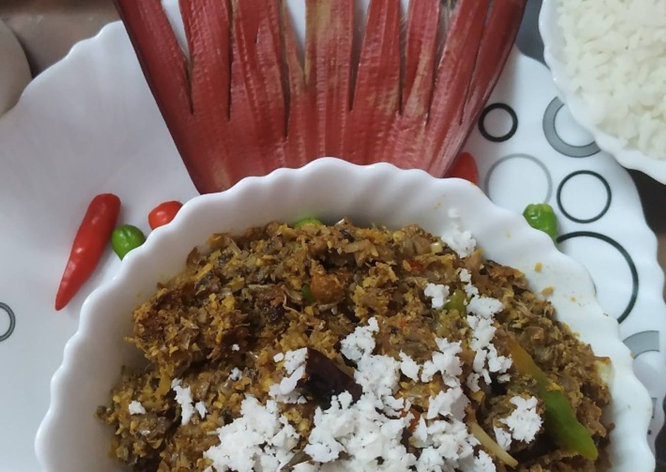 Banana flower ghanto (mocha ghanto)(pure veg)