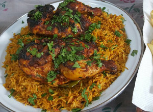 صورة لوصفة كبسة الدجاج