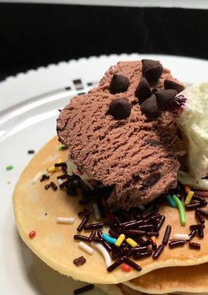Foto resep Pancake Ice Cream
