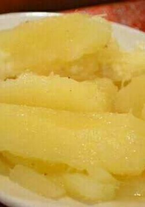 A picture of Boiled Cassava.