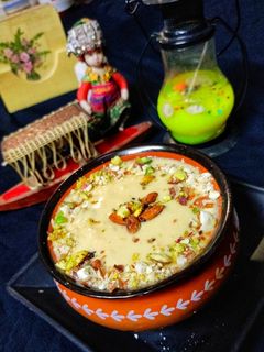 कस्टर्ड ङ्राई फ्रूट्स बासुंदी रेसिपी मुख्य फोटो