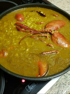Una foto de Arroz con Bogavante