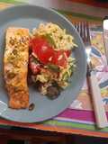Salmon with Orzo Salad