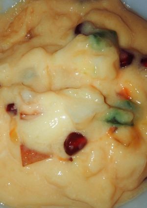 A picture of Mango custard.