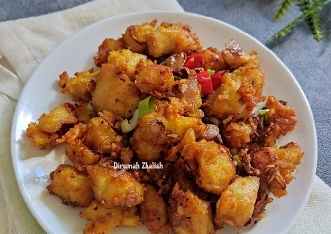 Ayam Popcorn Goreng Bawang