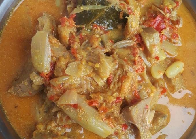 Cara Gampang Menyiapkan Gulai ketewel (nangka muda), Enak Banget