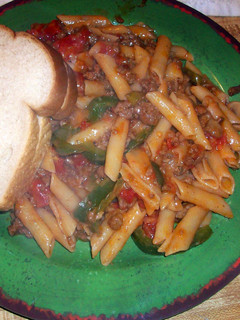 A picture of hmark38 Beef Rigatoni Dish.