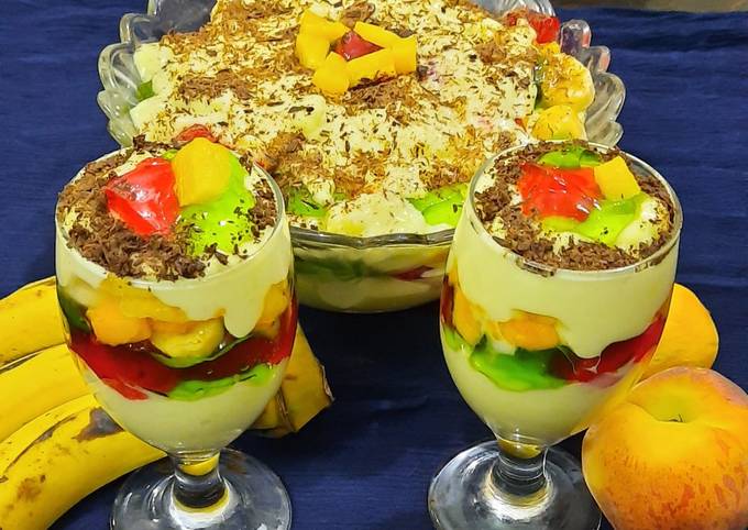 Recipe of Favorite Banana custard trifle 😋😋