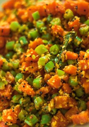 பீன்ஸ் - கேரட் பிரை செய்முறை முக்கிய புகைப்படம்