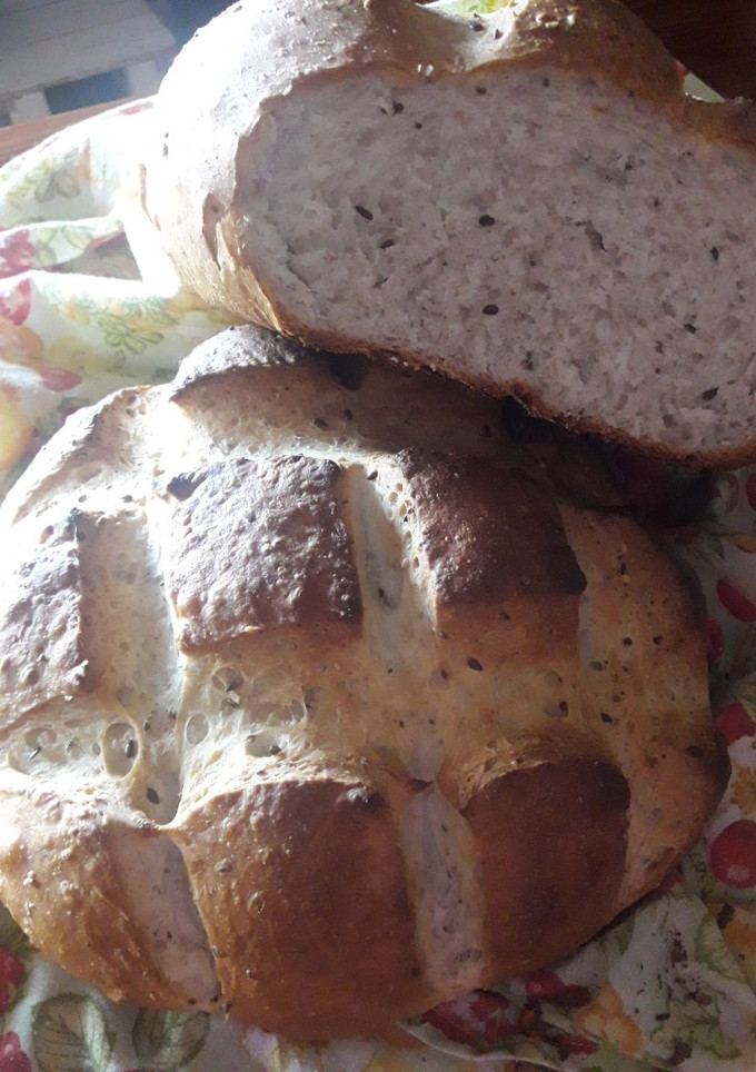 Una foto de Pan integral con semillas