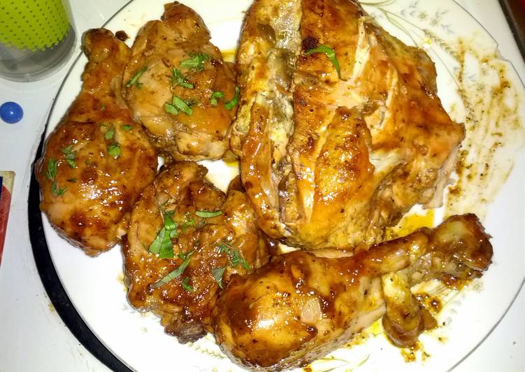 Recipe of Perfect barbeque basil chicken