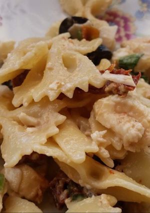 Une photo de Salade de pâtes italienne (végétarienne)