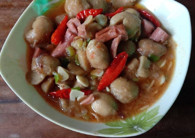 Bakso Nangka Sosis Asam Manis