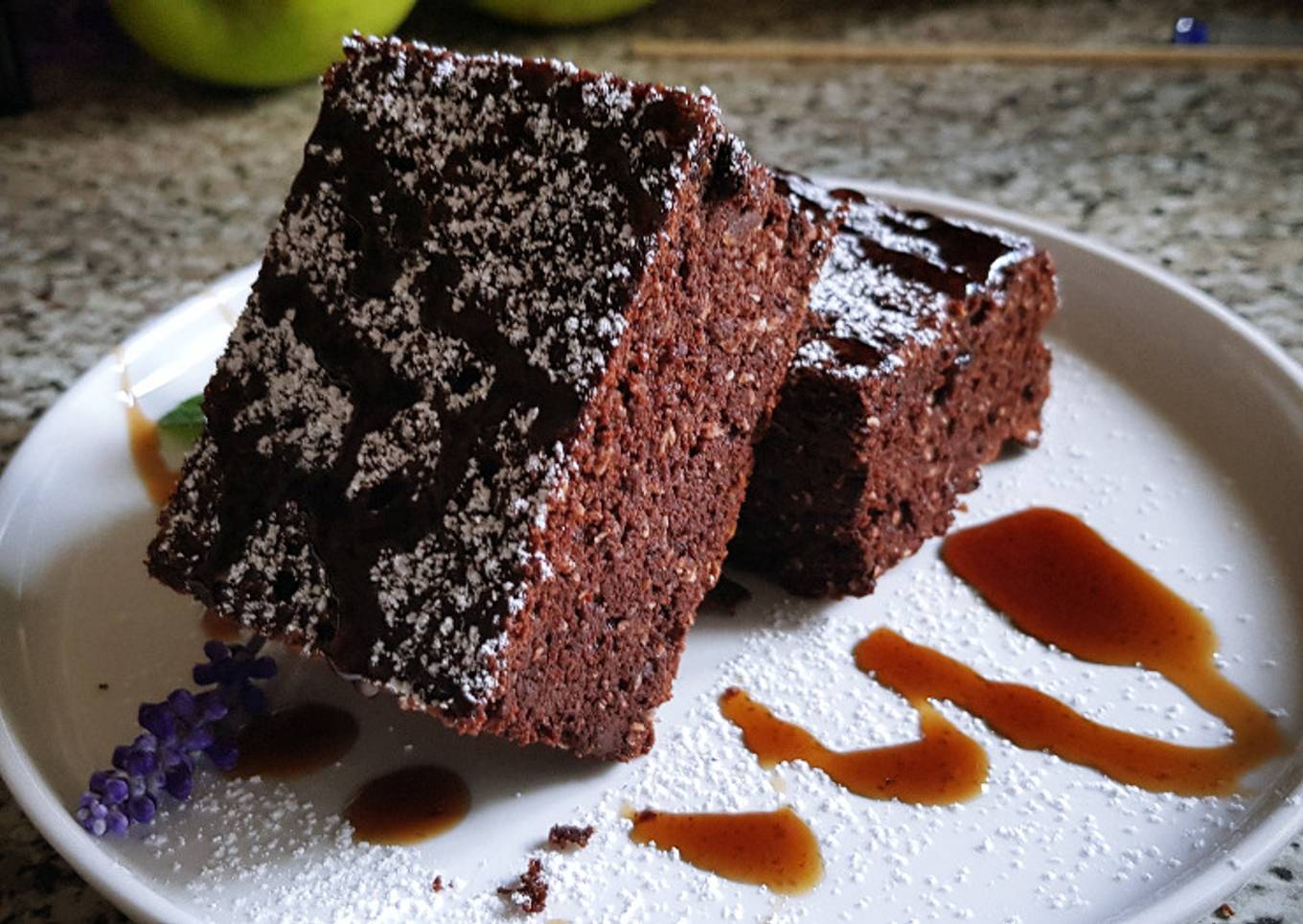 Brownie de Aguacate y Coco