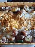 Creamy, Beefy, Cheesy Potato Casserole