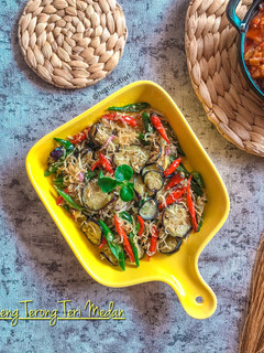 Foto resep Oseng Terong Teri Medan