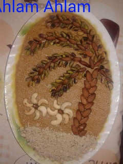 صورة لوصفة بسيسة جزائرية صحية