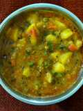 બટાકા કેપ્સિકમ નુ શાક (Potato Capsicum Sabji Recipe In Gujarati)