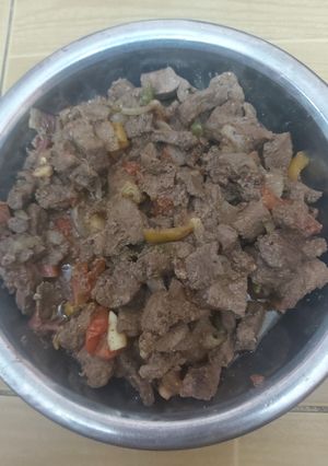 صورة لوصفة كبده عصافيرى بطريقتي