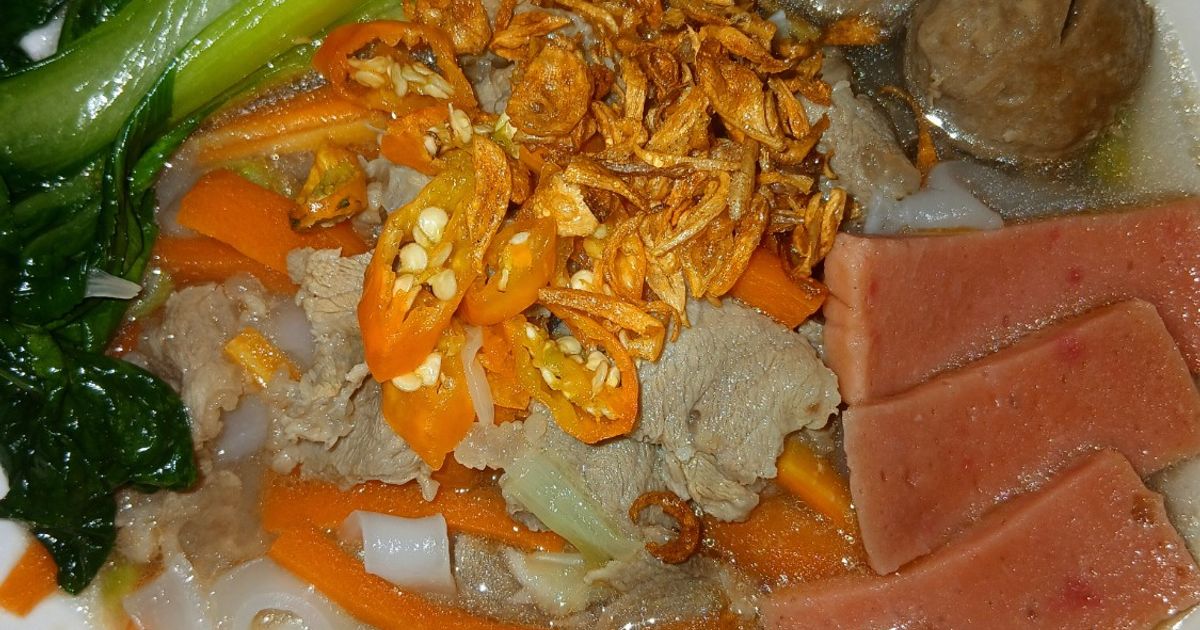 Sup kwetiau putih enak