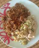 Ψαρονέφρι με γιαούρτι, μπρόκολο και άγριο ρύζι
