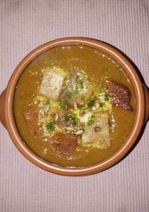 Una foto de Sopa de calabacín