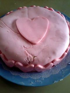 A picture of Michael C's Victoria Sponge Cake.