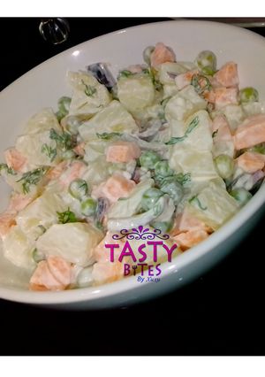 A picture of Potato salad.