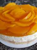 Cheesecake de durazno