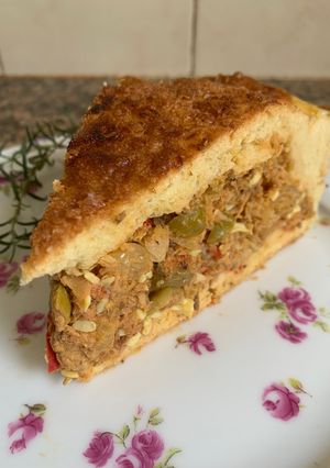 Una foto de Torta o empanada gallega