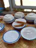 Khanom Tuay with Palm Sugar Syrup