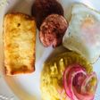 Mangu de plátanos verde con huevo 🥚 y queso 🧀
