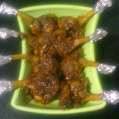 A picture of Chicken Lolipop for Bacha Party :).