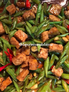 Foto resep Oseng buncis tempe😍