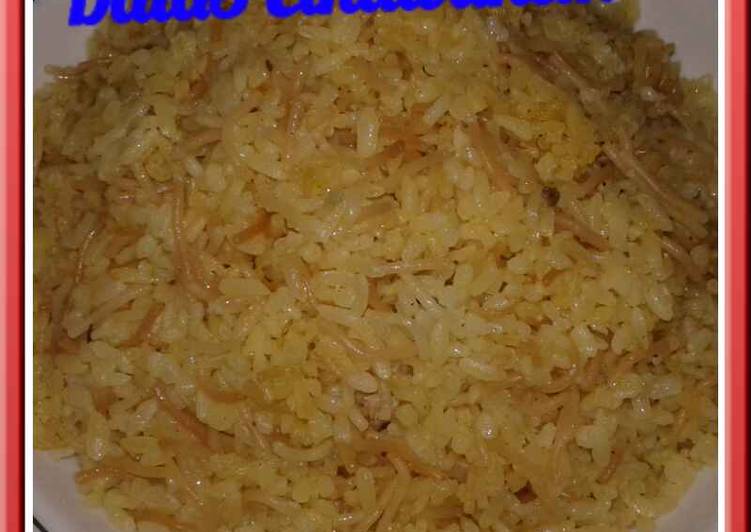 طريقة عمل ارز بالشعريه والكارى والكركم
