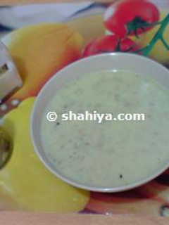 صورة لوصفة شوربة الفطر