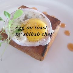 Egg on toast A picture of Egg on toast.