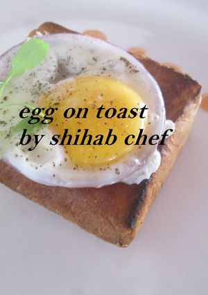 A picture of Egg on toast.