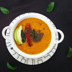 Raw Mango Dal/Mamidikaya Pappu A picture of Raw Mango Dal/Mamidikaya Pappu.