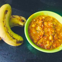 A picture of Ripe Banana Sabji.