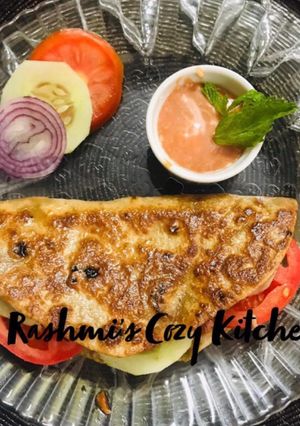 A picture of Healthy Chapati Sandwich😋.