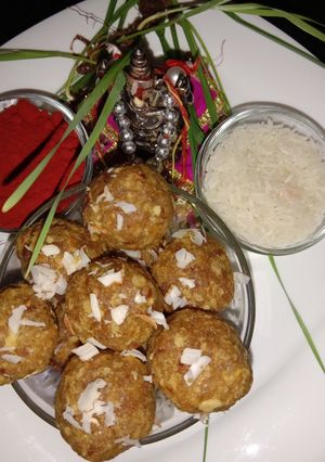 A picture of Churma Laddu Simple And Easy.